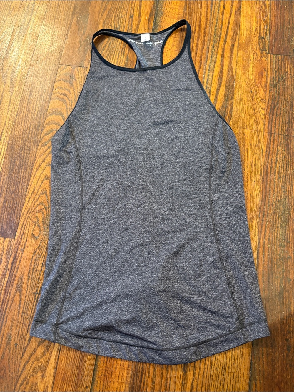 🎉Like New! Lululemon athletica Heathered Dark Gray Racerback Tank